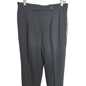 Gallant 100% Wool New with tags Black Dress Slacks, Size 12